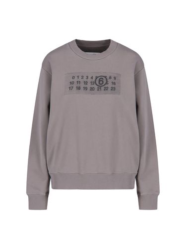 Logo Print Sweatshirt - MM6 Maison Margiela - Modalova