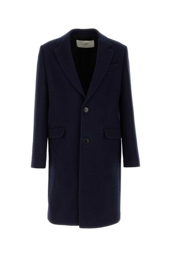 Midnight Wool Coat - Ami Alexandre Mattiussi - Modalova