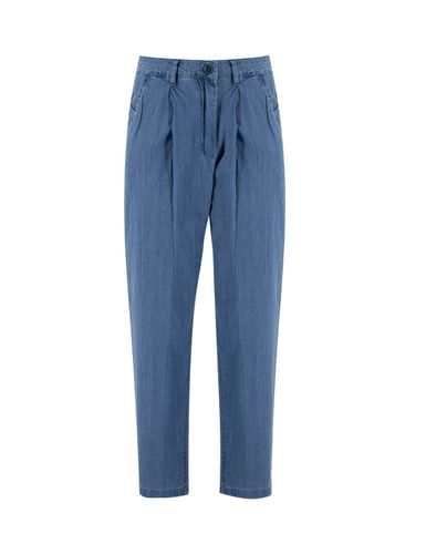 Aspesi Buttoned Denim Trousers - Aspesi - Modalova