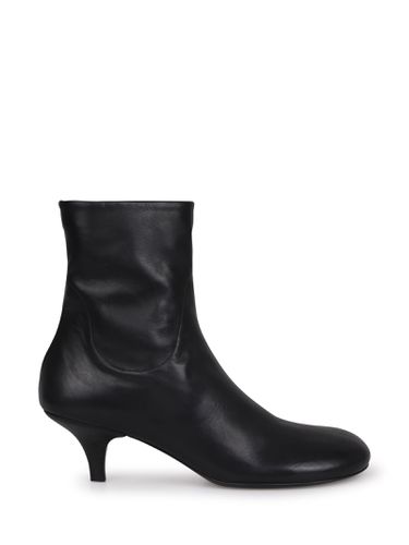 Smooth Grain Round-toe Leather Boots - Marsell - Modalova