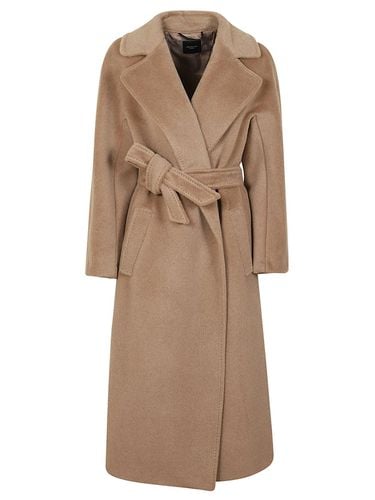 Tempera Belted Long-sleeved Coat - Weekend Max Mara - Modalova