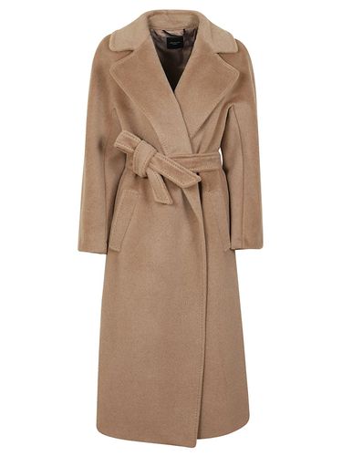 Tempera Belted Long-sleeved Coat - Weekend Max Mara - Modalova