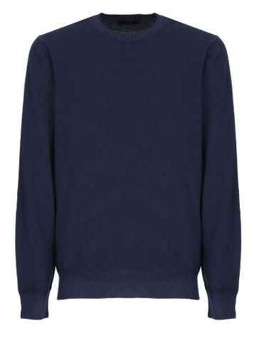 Fay Round Neck Sweater - Fay - Modalova