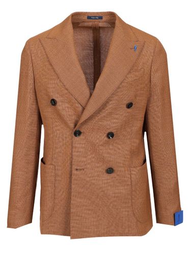 Double-breasted Wool Blazer - Guarinucci - Modalova