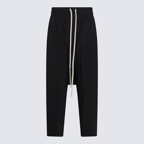 Rick Owens Black Viscose Pants - Rick Owens - Modalova