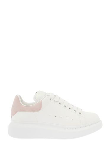 Womans Oversize And Pink Leather Sneakers - Alexander McQueen - Modalova