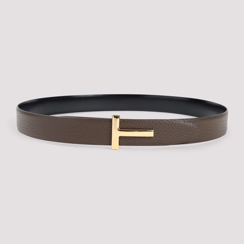 Tom Ford Grained Calf Leather Belt - Tom Ford - Modalova