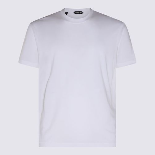 Tom Ford White Cotton Blend T-shirt - Tom Ford - Modalova