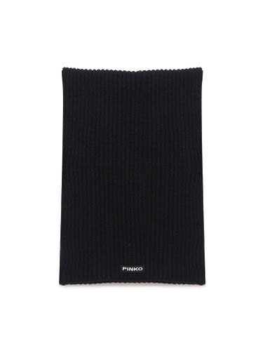 Pinko Ribbed Wool Scarf - Pinko - Modalova