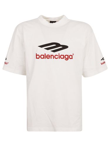 Balenciaga Cotton T-shirt With Logo - Balenciaga - Modalova