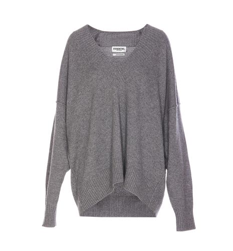 Oversized V-neck Sweater - Essentiel Antwerp - Modalova