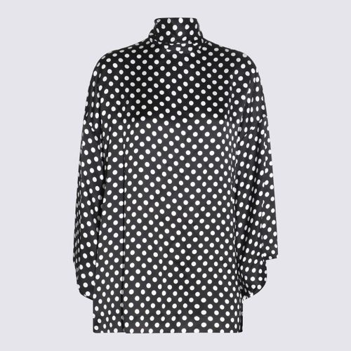 Black And White Viscose Shirt - Saint Laurent - Modalova