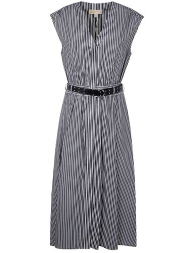 Graphic Stripe Midi Dress - MICHAEL Michael Kors - Modalova