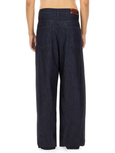 Dries Van Noten Denim Pants - Dries Van Noten - Modalova