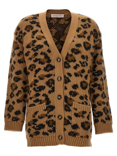 Valentino Animalier Cardigan - Valentino Garavani - Modalova