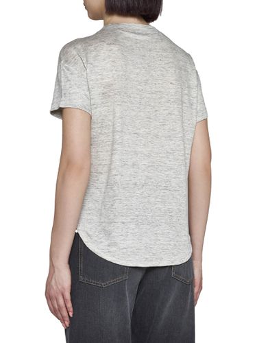 Short-sleeved V-neck T-shirt - Brunello Cucinelli - Modalova