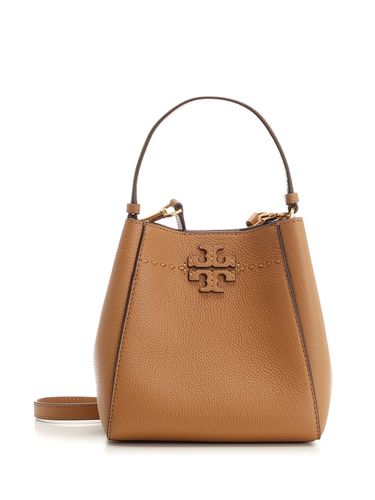 Light Brown Leather Bucket Bag - Tory Burch - Modalova