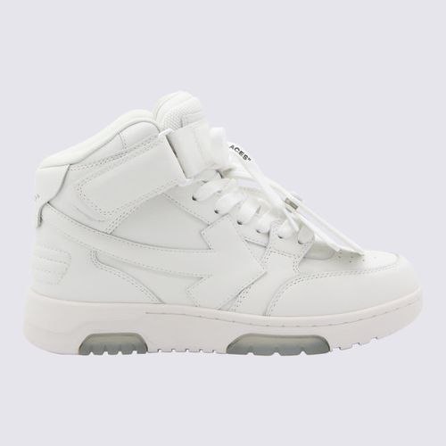 Off- Leather Out Of Office High Top Sneakers - Off-White - Modalova