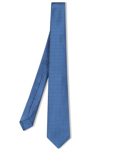 Micro Pattern Diamond Tie - Kiton - Modalova