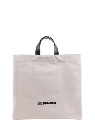 Ecru Cotton Blend Shopping Bag - Jil Sander - Modalova
