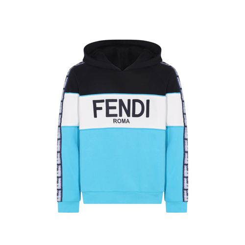 Fendi Logo Hooded Sweatshirt - Fendi - Modalova