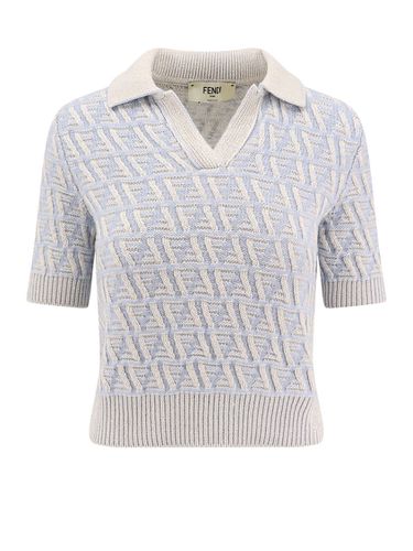 Fendi Float Ff Polo Shirt - Fendi - Modalova