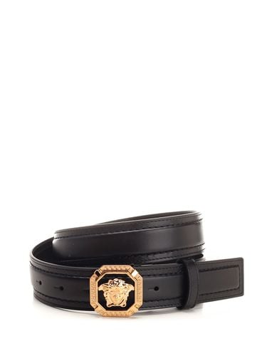 Versace Leather Belt - Versace - Modalova