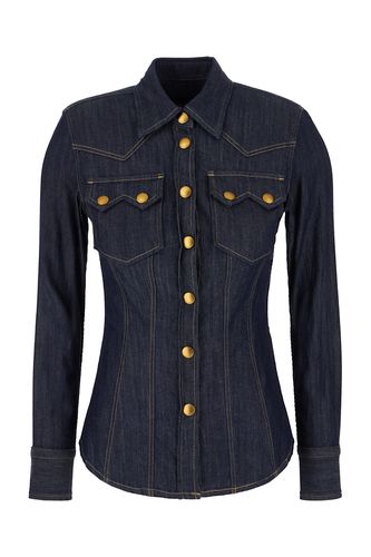 The Seafarer Stretch Denim Shirt - The Seafarer - Modalova