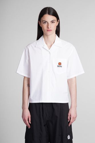 Kenzo Shirt In White Cotton - Kenzo - Modalova