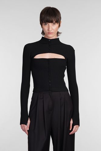 ANDREĀDAMO Cardigan In Black Wool - ANDREĀDAMO - Modalova