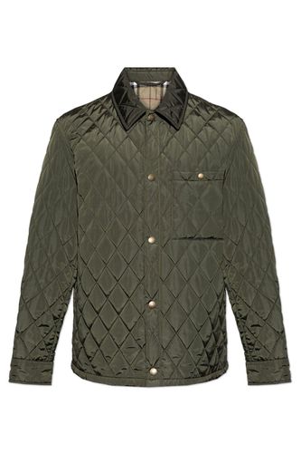 Long Sleeved Quilted Padded Jacket - Burberry - Modalova