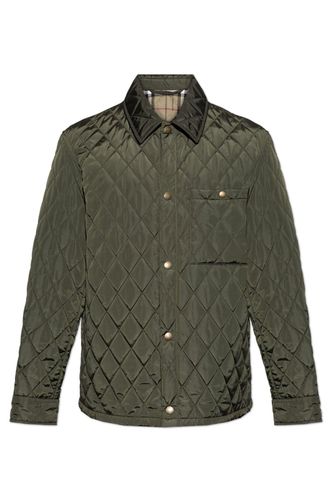 Burberry Olive Green Nylon Jacket - Burberry - Modalova