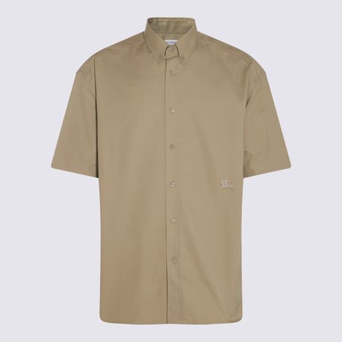 Burberry Beige Cotton Shirt - Burberry - Modalova