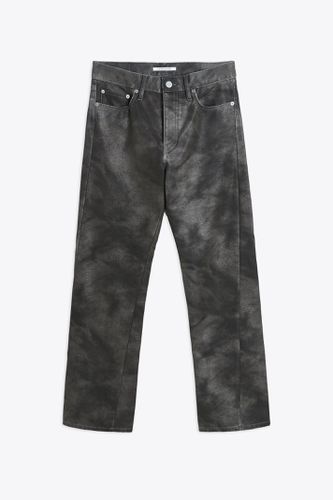 Straight Twist Charcoal Faux Leather 5 Pockets Pant - Straight Twist - Sunflower - Modalova