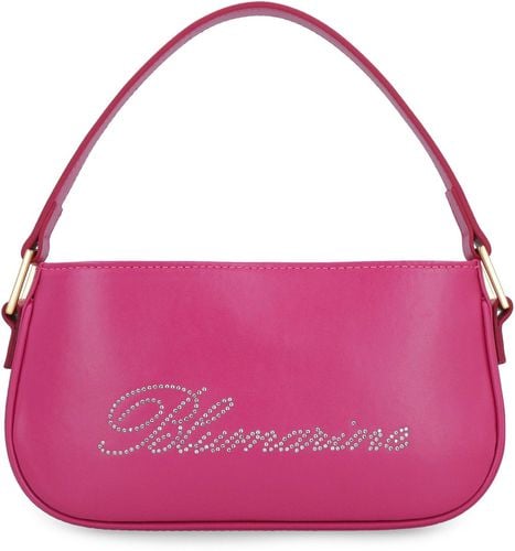 Logo Rhinestone Embellished Shoulder Bag - Blumarine - Modalova