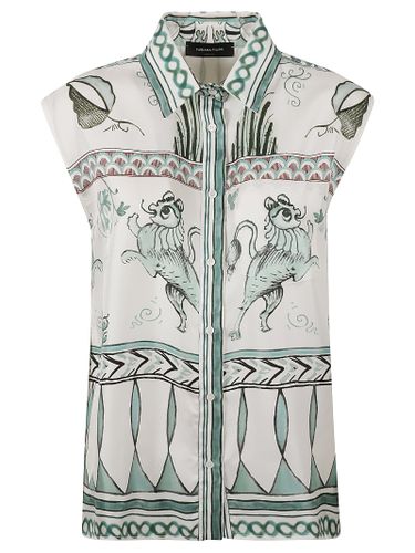 Printed Sleeveless Shirt - Fabiana Filippi - Modalova