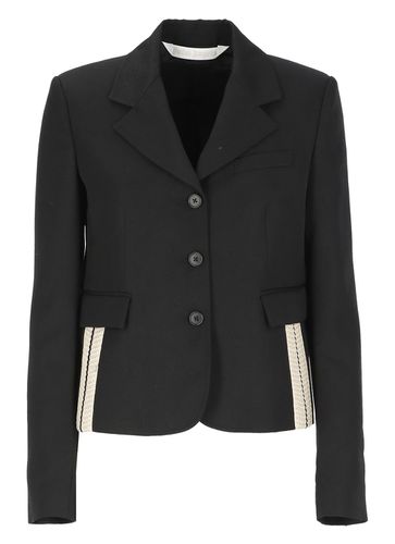 Virgin Wool Blend Blazer - Palm Angels - Modalova