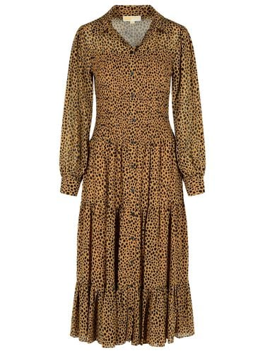 Leopardato Polyester Dress - MICHAEL Michael Kors - Modalova