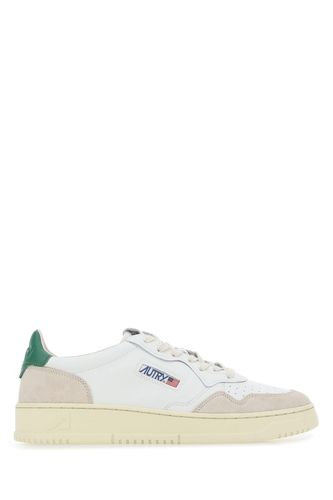 Two-tone Leather And Suede Medalist Sneakers - Autry - Modalova