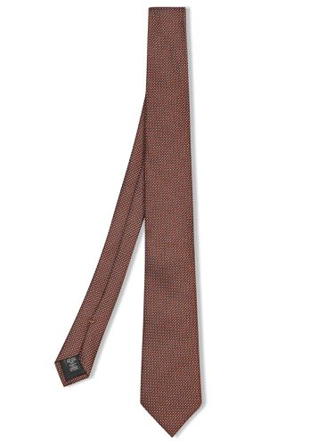 Micro Pattern Silk Tie In - Zegna - Modalova