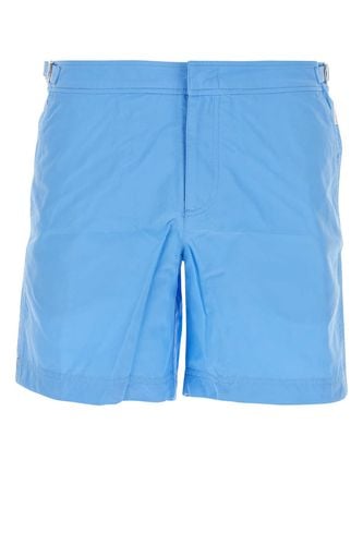 Light-blue Polyester Bulldog Swimming Shorts - Orlebar Brown - Modalova