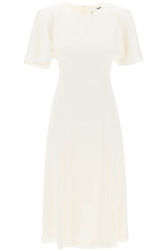 Midi Satin Dress With Butterfly Sleeves - Rotate by Birger Christensen - Modalova