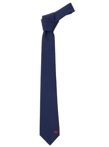 Pre-tied Tie With Seal Logo Embellishment - Alexander McQueen - Modalova