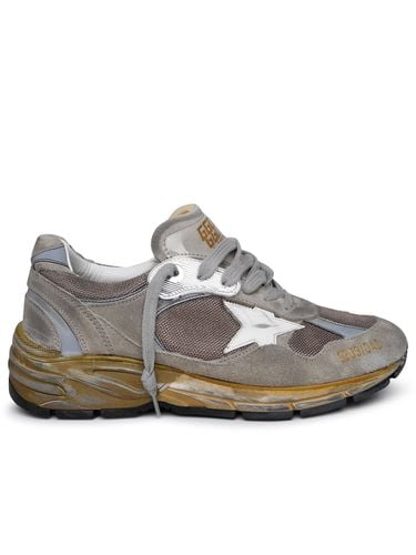 Gray Leather Blend Running Sneakers - Golden Goose - Modalova