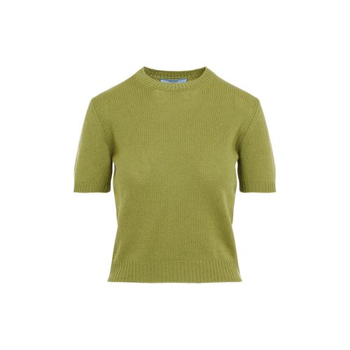 Prada Short-sleeved Knitted Top - Prada - Modalova