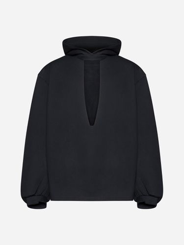 Cut-out Cotton Hoodie - Random Identities - Modalova