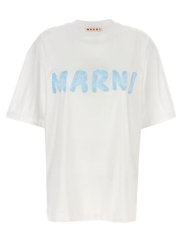 Marni Logo Print T-shirt - Marni - Modalova