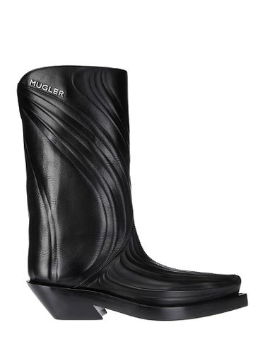 Mugler Embossed Santiag Boot - Mugler - Modalova