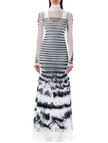 Feather Mariniere Long Dress - Jean Paul Gaultier - Modalova