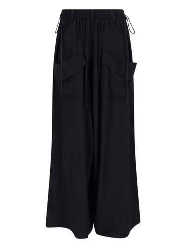 Y-3 Logo Wide Pants - Y-3 - Modalova